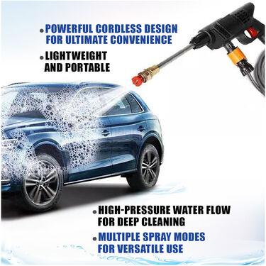 Portable Powerful High Pressure 48v Max Power link System Cordless Wireless Car Wash Water Jet Foam Gun