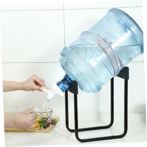 Metal Bottle Stand With Nozzle – Convenient Dispensing, Minimal Mess ( With Box & Random Color )