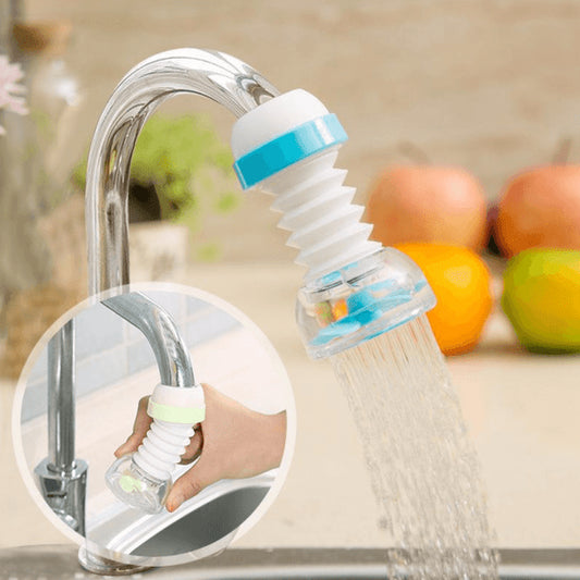 Kitchen Shower Splash Fan Faucet With Clip Water-saving Filter Tap Nozzle Extended Each ( Random Color )