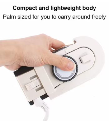 3 Gears Portable Iron Mini Foldable Heat Press Ironing Machine Adjustable Temperature Household Travel Folding Electric Iron