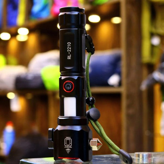 Rl-2308 High-power Rechargeable Led Flashlight – Long Range, Durable & Energy Efficient