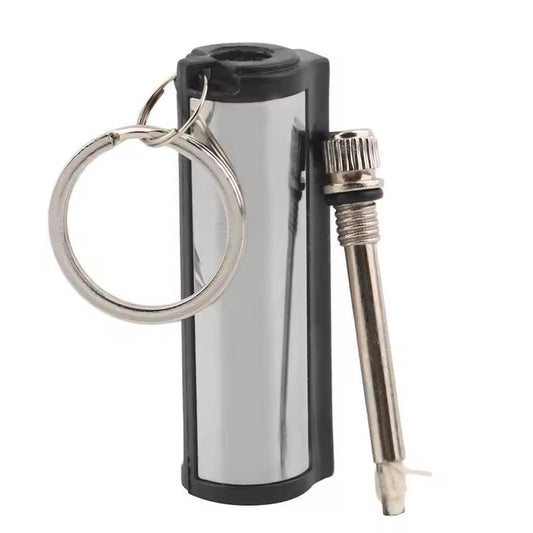 New Portable Metal Waterproof Permanent Lighter Keychain