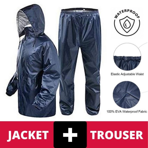 Ultimate Rain Protection: Waterproof Jacket & Pant Set – Lightweight & Durable For Outdoor Activities| Rain Coat | Rain Suit |