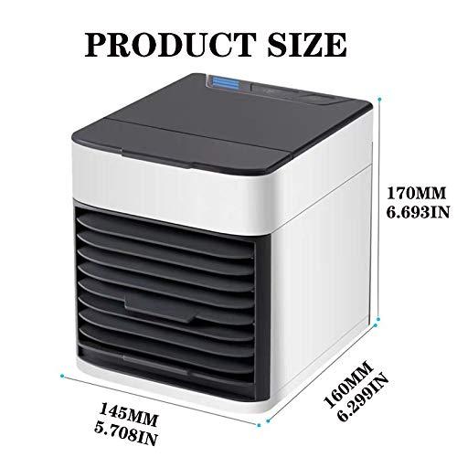 New mini refrigeration air conditioning fan household desktop small spray air cooler USB portable mobile cooling fan