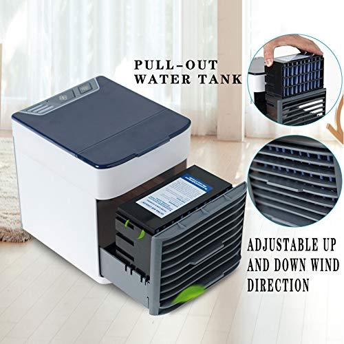 New mini refrigeration air conditioning fan household desktop small spray air cooler USB portable mobile cooling fan
