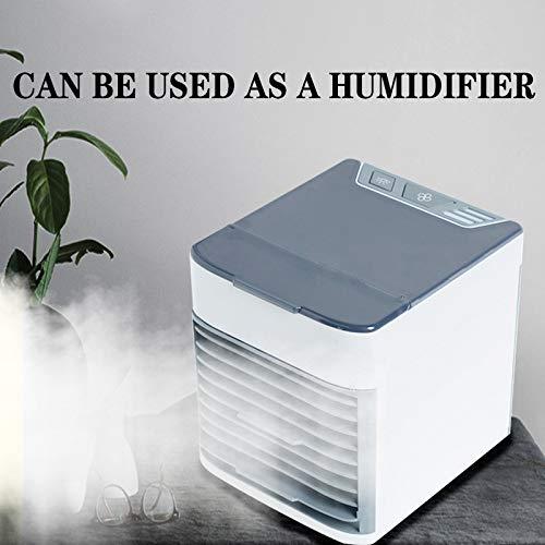 New mini refrigeration air conditioning fan household desktop small spray air cooler USB portable mobile cooling fan
