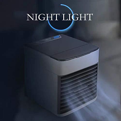 New mini refrigeration air conditioning fan household desktop small spray air cooler USB portable mobile cooling fan
